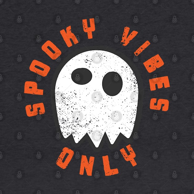 Spooky Vibes Only Halloween Ghost by Commykaze